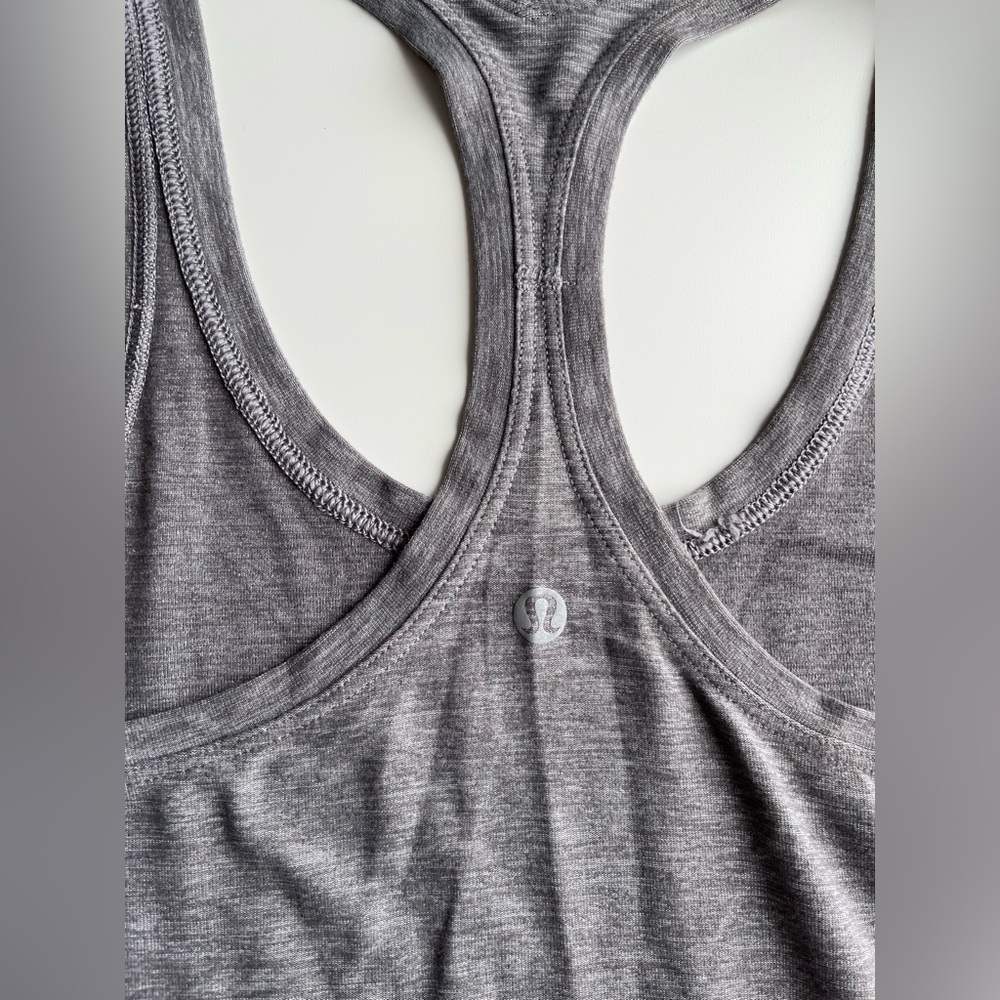 Grey Lululemon Racerback Tank - Picture 3 of 3